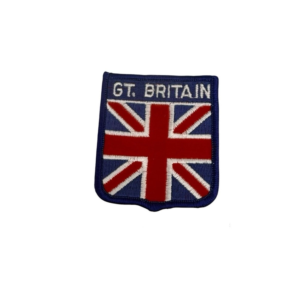 Great Britain Shield Country Of Flag Embroidered 2 1/2 inch Patch NEW